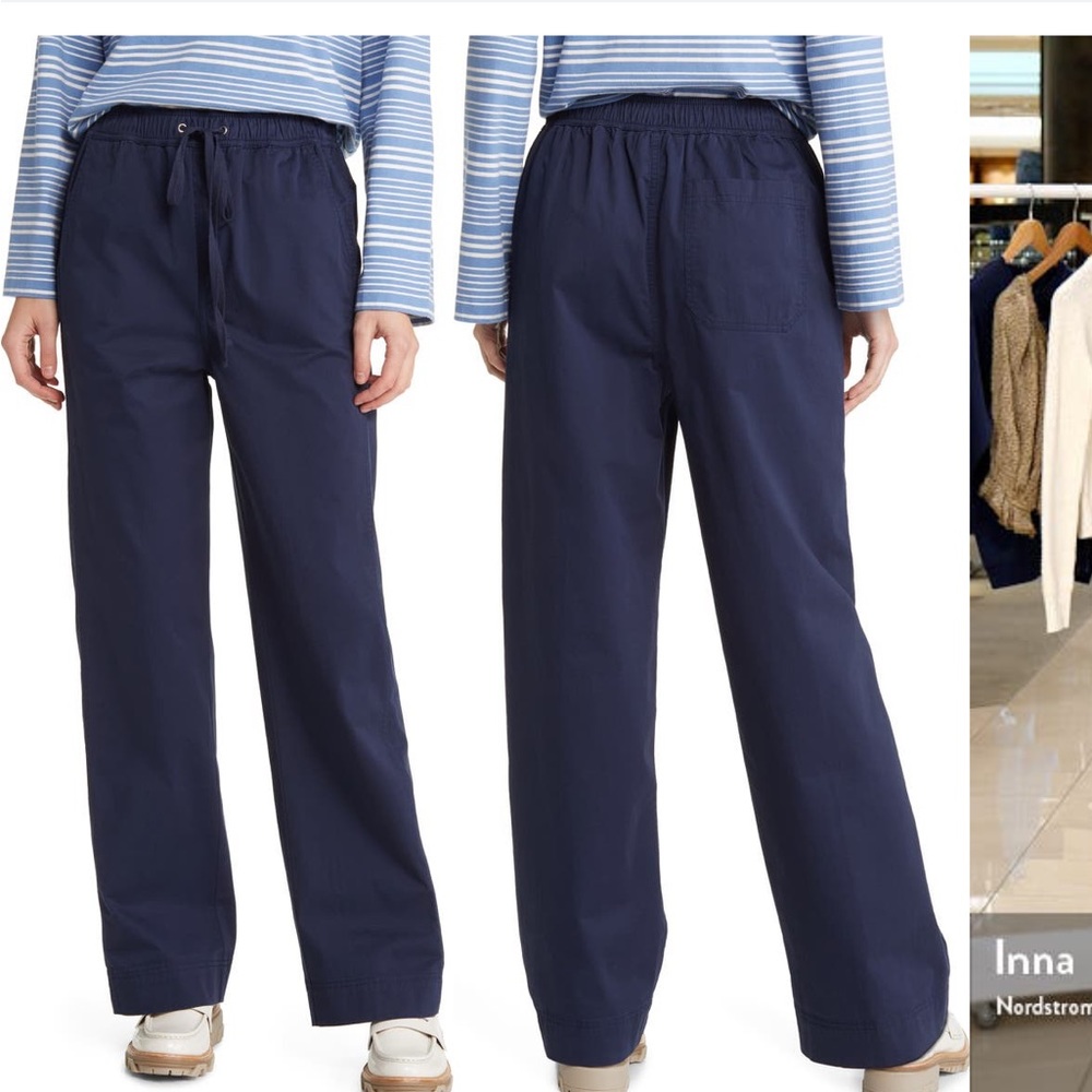 Easy Pull-on wide leg pants